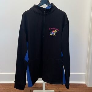 KU University of Kansas Jayhawks Men’s Quarter Zip